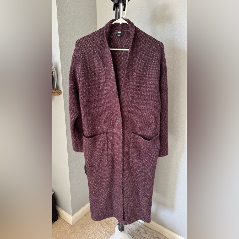 Uniqlo Deep Purple Knit Sweater